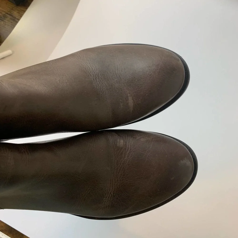 Vince Camuto Bendra Over-the-knee Riding Boots Size 9.5M Leather Brown